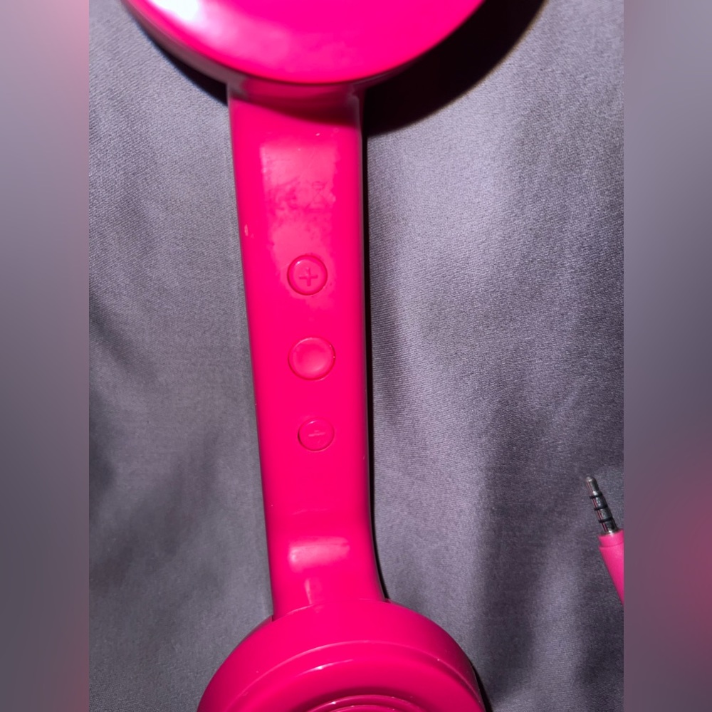 Pink Aux Cord phone